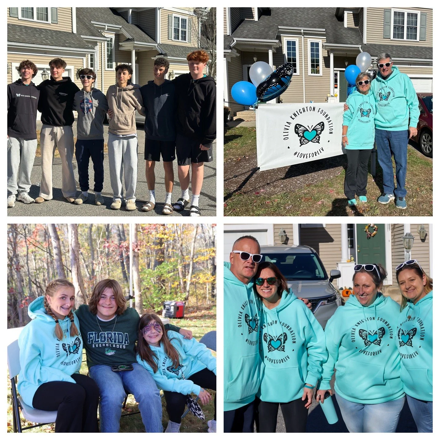 Thank you to everyone who helped us celebrate the two year anniversary of the Olivia Knighton Foundation and Olivia&rsquo;s 14th heavenly birthday. It was a beautiful day filled with delicious food, thanks to the @weareburgundians , and fun face pain