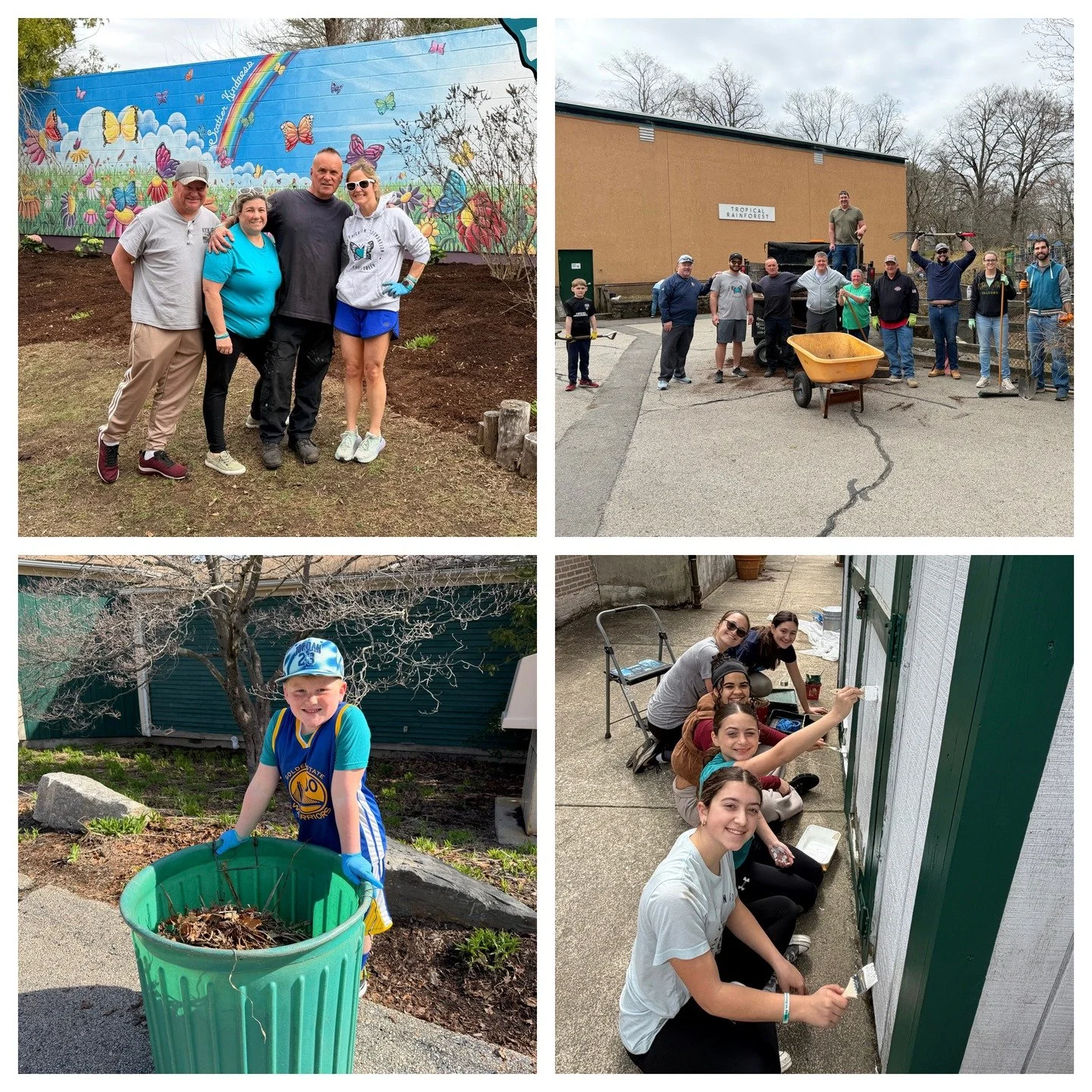 Thank you to everyone who came out to volunteer your time at @capronparkzoo. It was a gorgeous day to help beautify the zoo! One of the missions of the OKF is to spread kindness to those in our community and that&rsquo;s certainly what everyone did! 