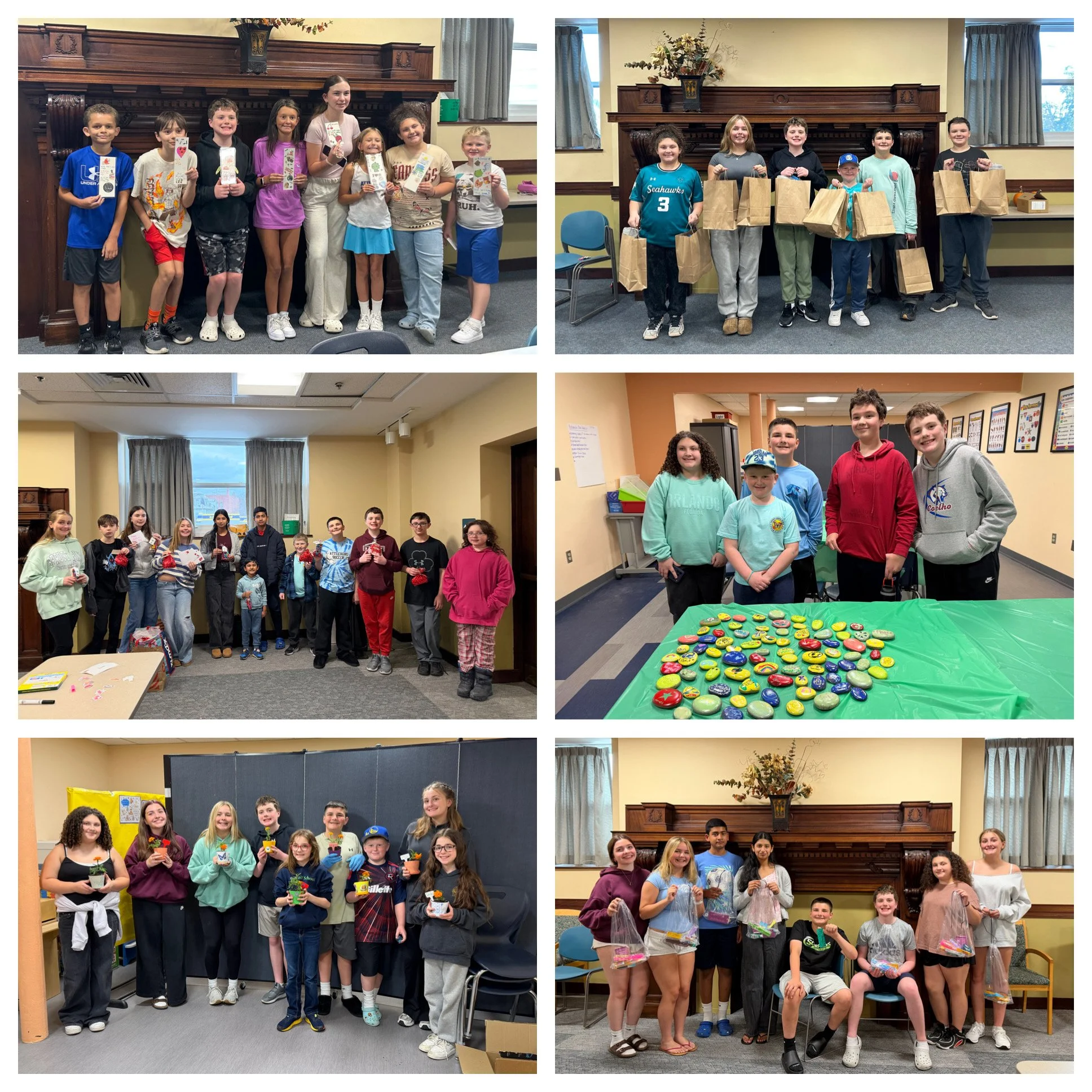 Thank you to Meghan and the @attleborolibrary for another successful Kindness Club this school year! We made book marks for the library, painted kindness rocks, put together &ldquo;busy bags&rdquo; for patrons in the community during the winter month