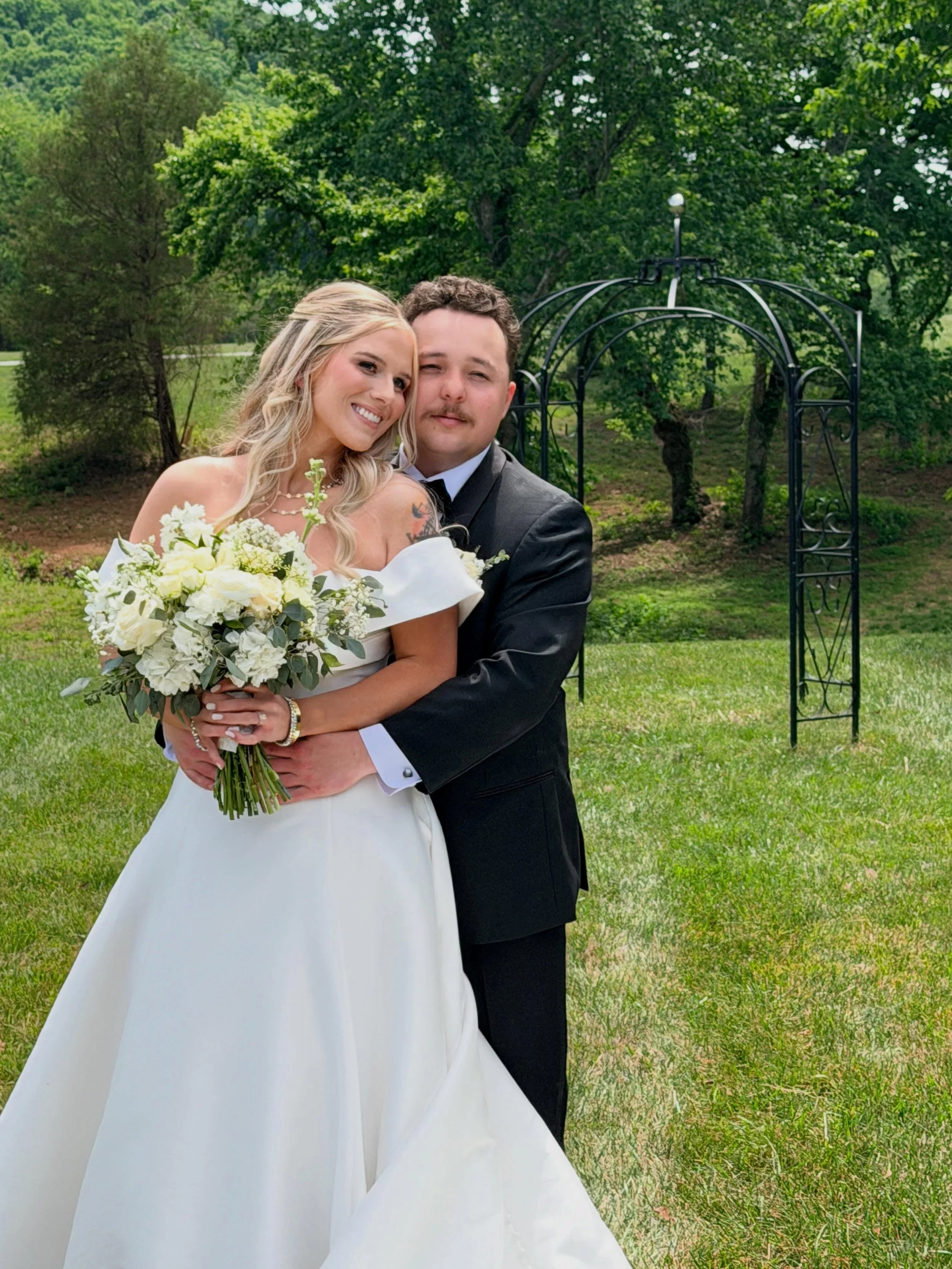 5/2/26: Chloe &amp; Noah exchanged vows today at our Mountain View wedding venue near Charlotte, NC. Sunshine, happiness, and love filled the air.

#wedding #engaged #charlotte #nc #mountains