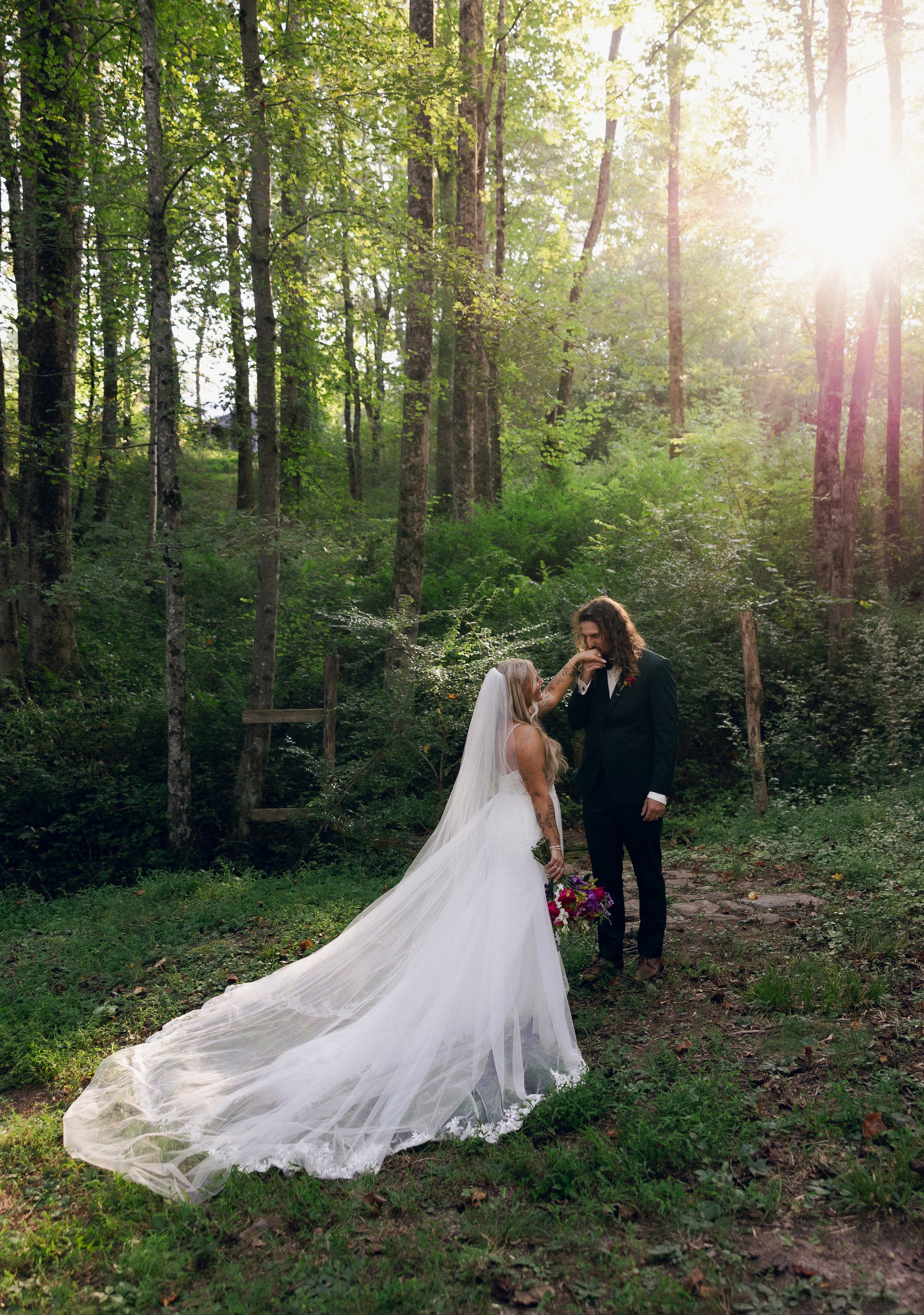 micro wedding in enchanted forest Charlotte NC wedding venue