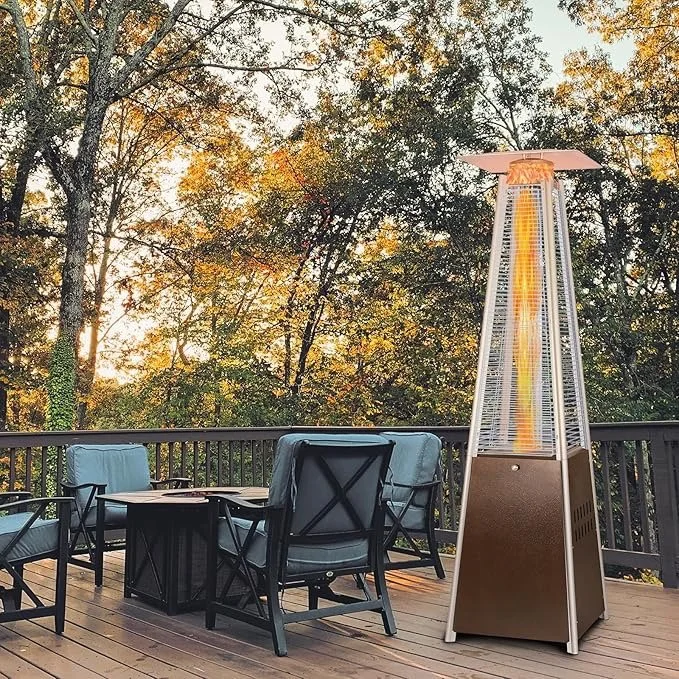 Propane Heater at NC wedding venue