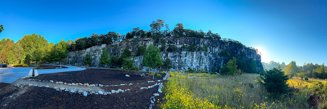 Rocky Face Mountain with snow