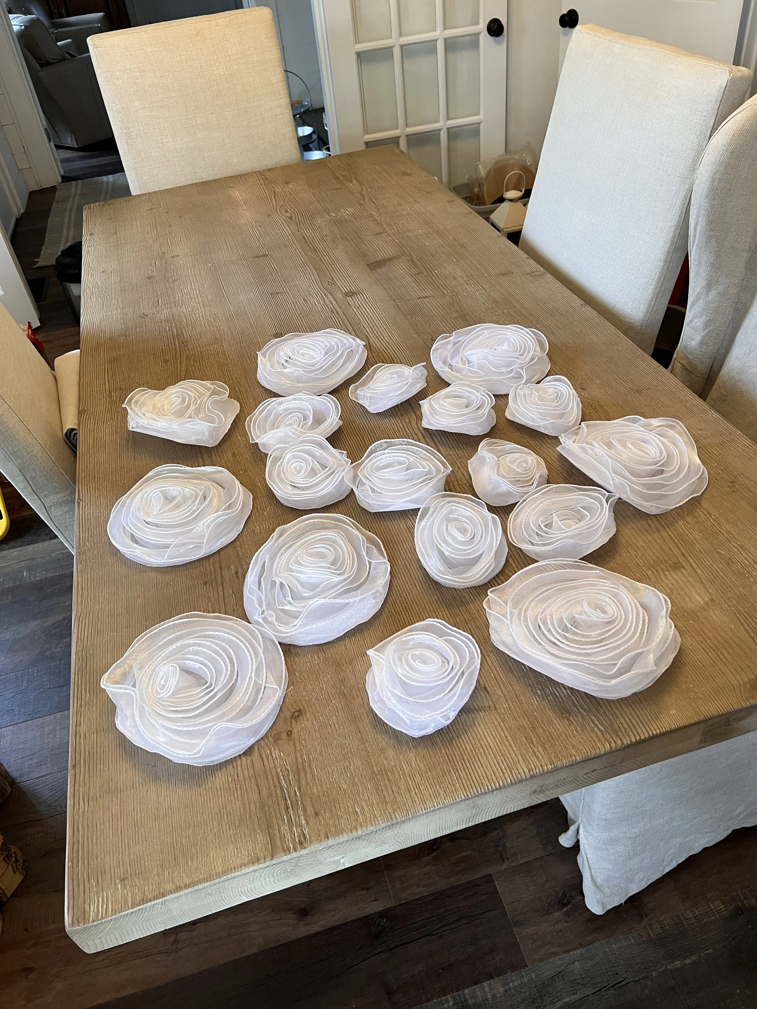 Silk Flower Pins for wedding