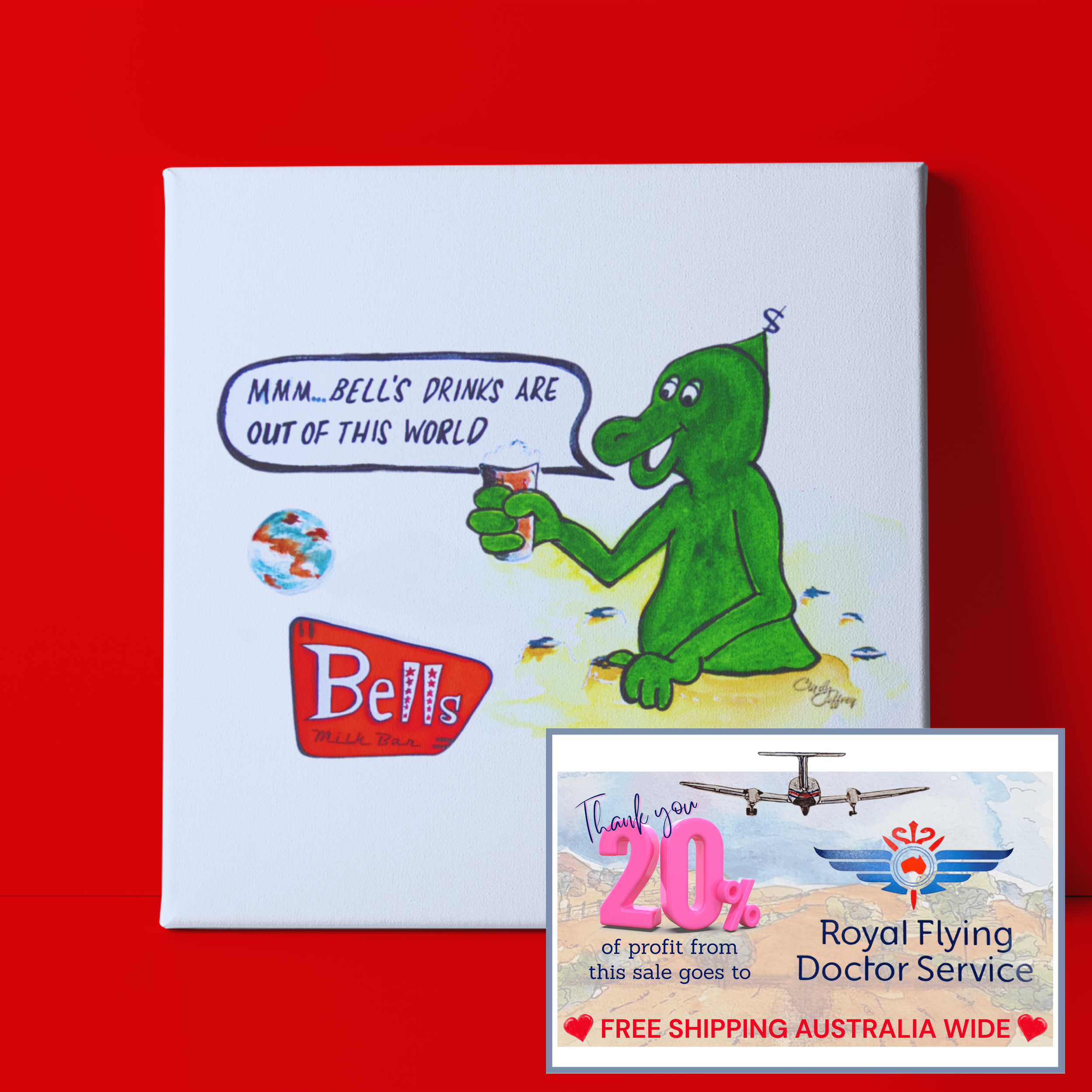 'BELLS Milk Bar' Alien - Broken Hill, NSW (294)