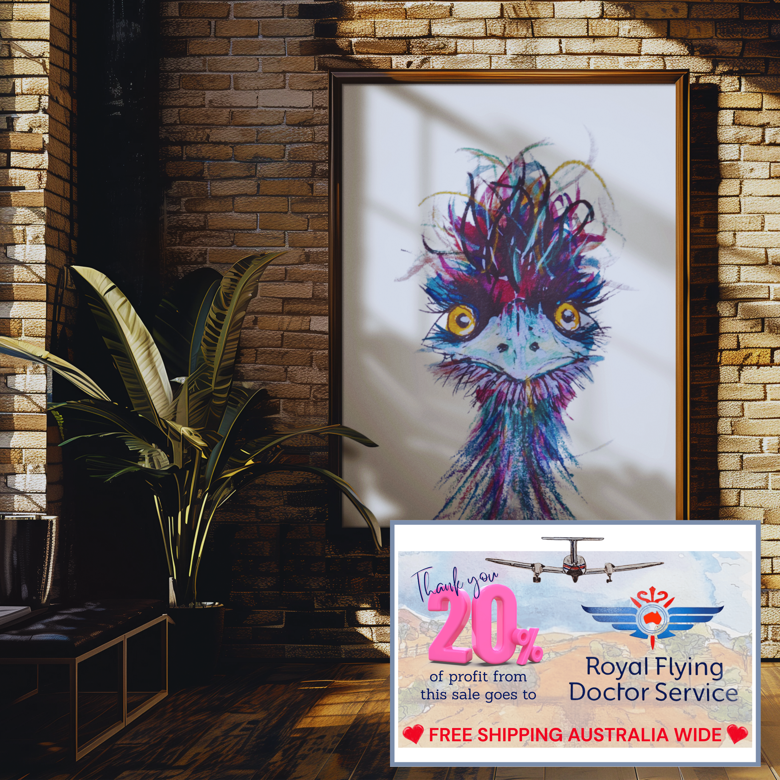 Baby Oscar - Australian Emu (255)