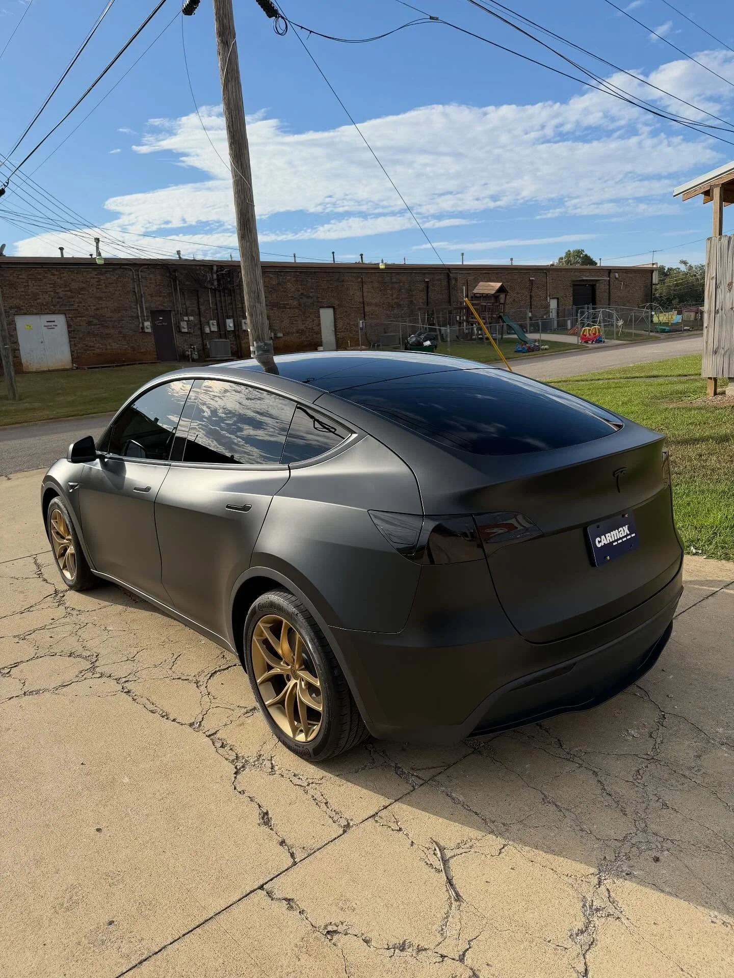 Matte Black Model Y 🔥🥷
.
.
,
#ogwraps #vinyl #vinylwrap #wrap #wrapped #tesla #teslamodely #modely #matteblack #black #wrappedtesla #exlorepage #explore #cars #carsofinsta #carsofinstagram
