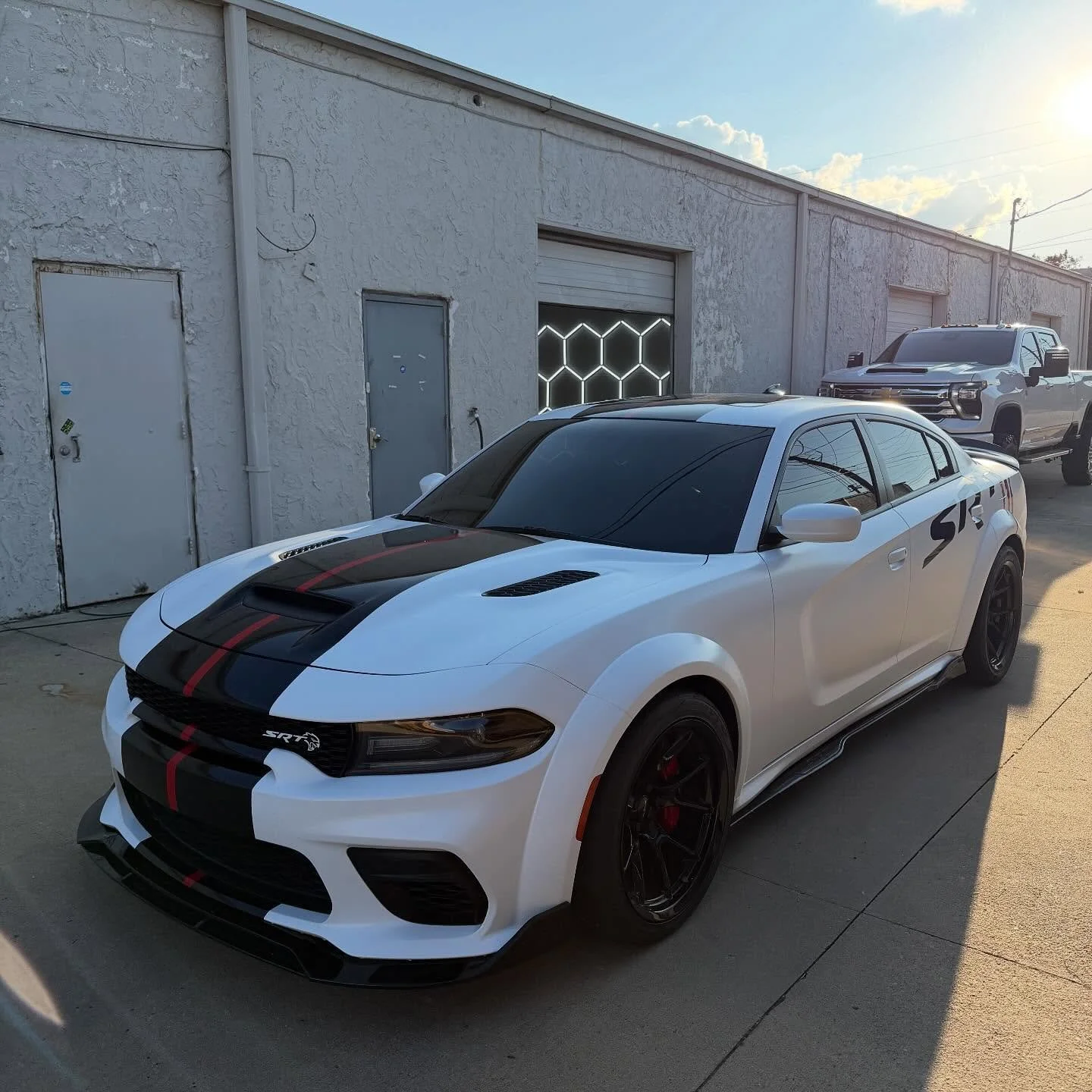 Ice White ❄️☃️ Hellcat Redeye Widebody
Full Matte Ice White Wrap with Custom SRT Decal, Custom Stripes and Red Pin Stripe 🔥🔥
.
🏎️ @dirtroadcowboy88 
.
.
#vinyl #vinylwrap #vinylwrapped #vinylwraps #wrap #wrappedcars #wrapper #cars #carsofinstagram