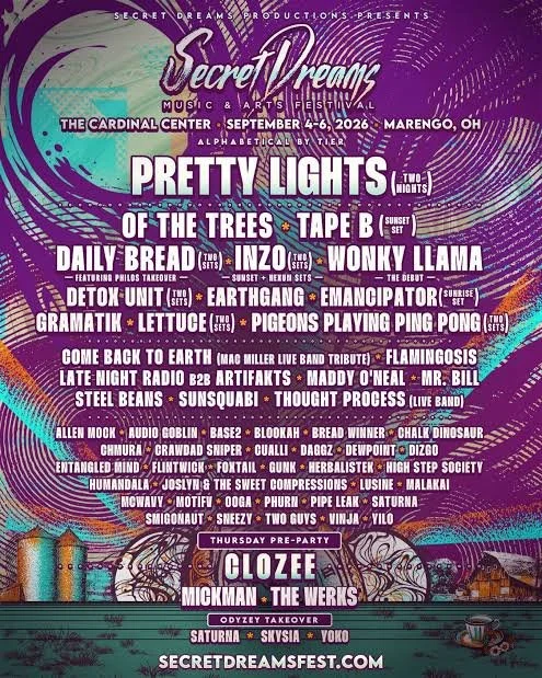 Secret Dreams Music and Arts Festival 