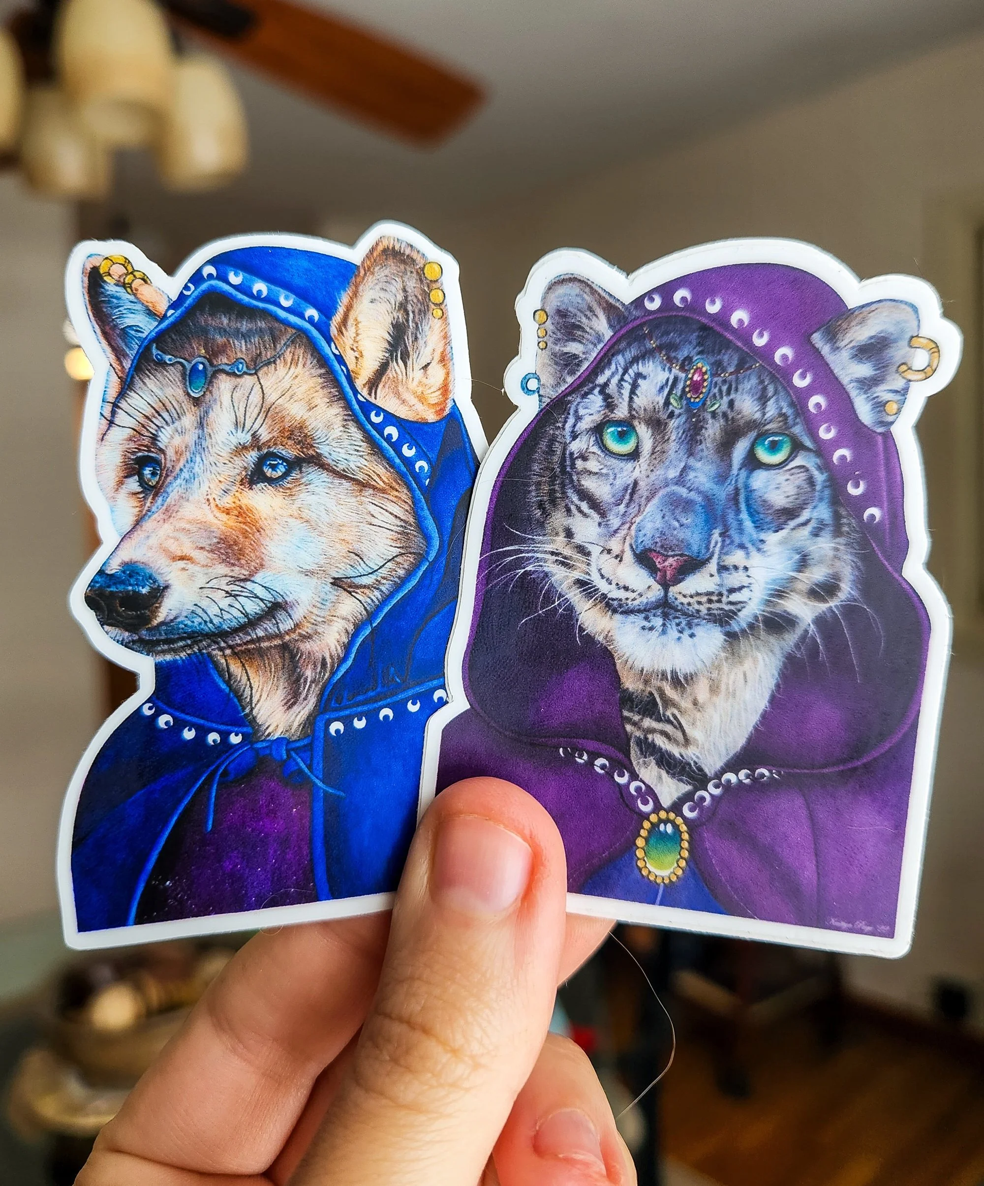 "Hooded Animals" Sticker Pack