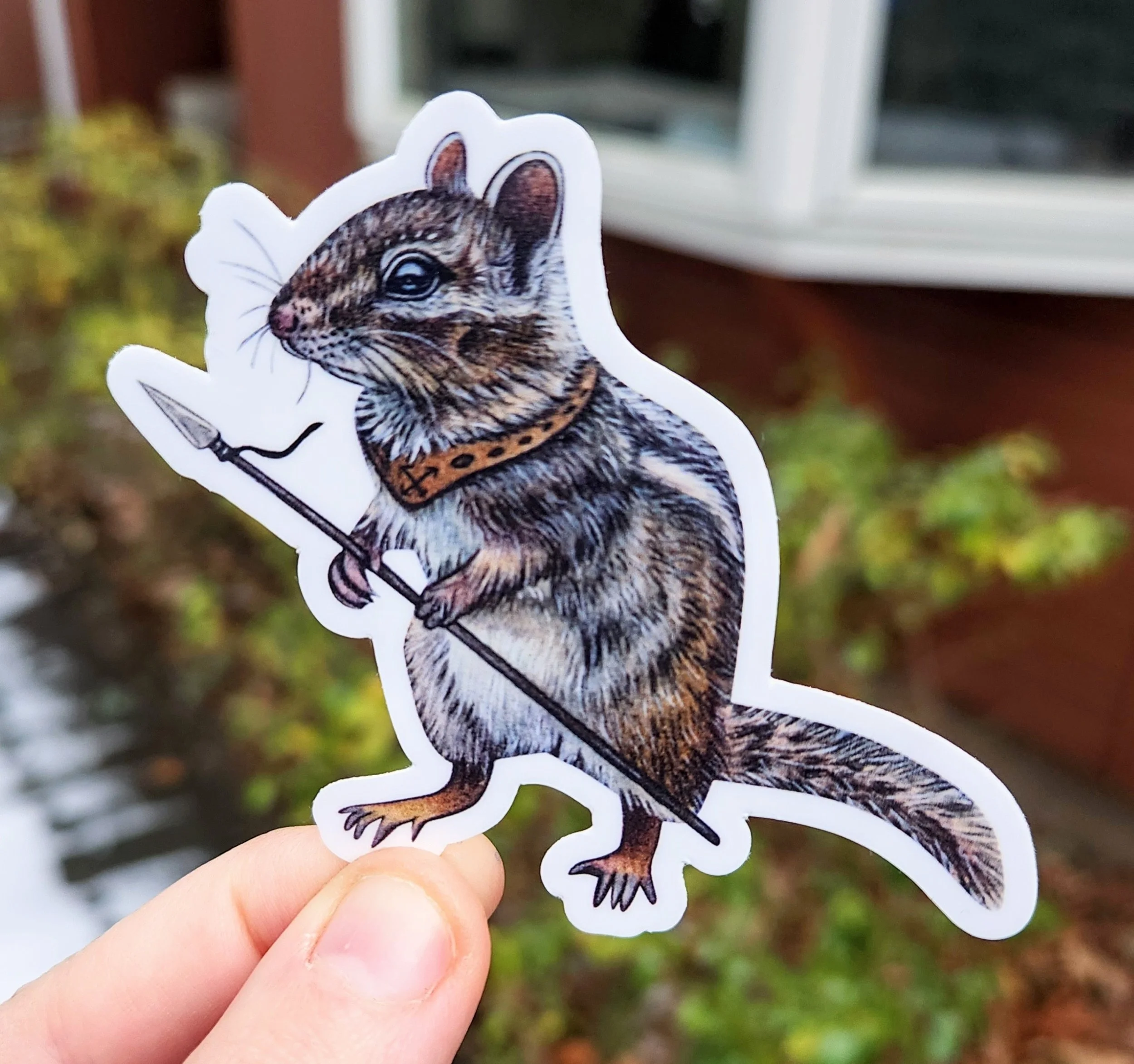 "Chipmunk" Vinyl Sticker