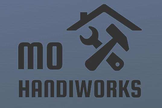 Logo saying MOHandiworks with a hammer and wrench making a letter X.