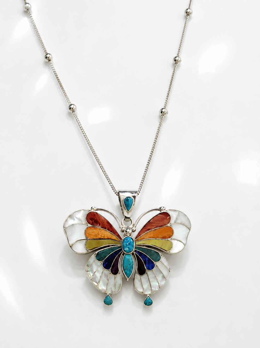 sterling silver rainbow butterfly unique piece.PNG