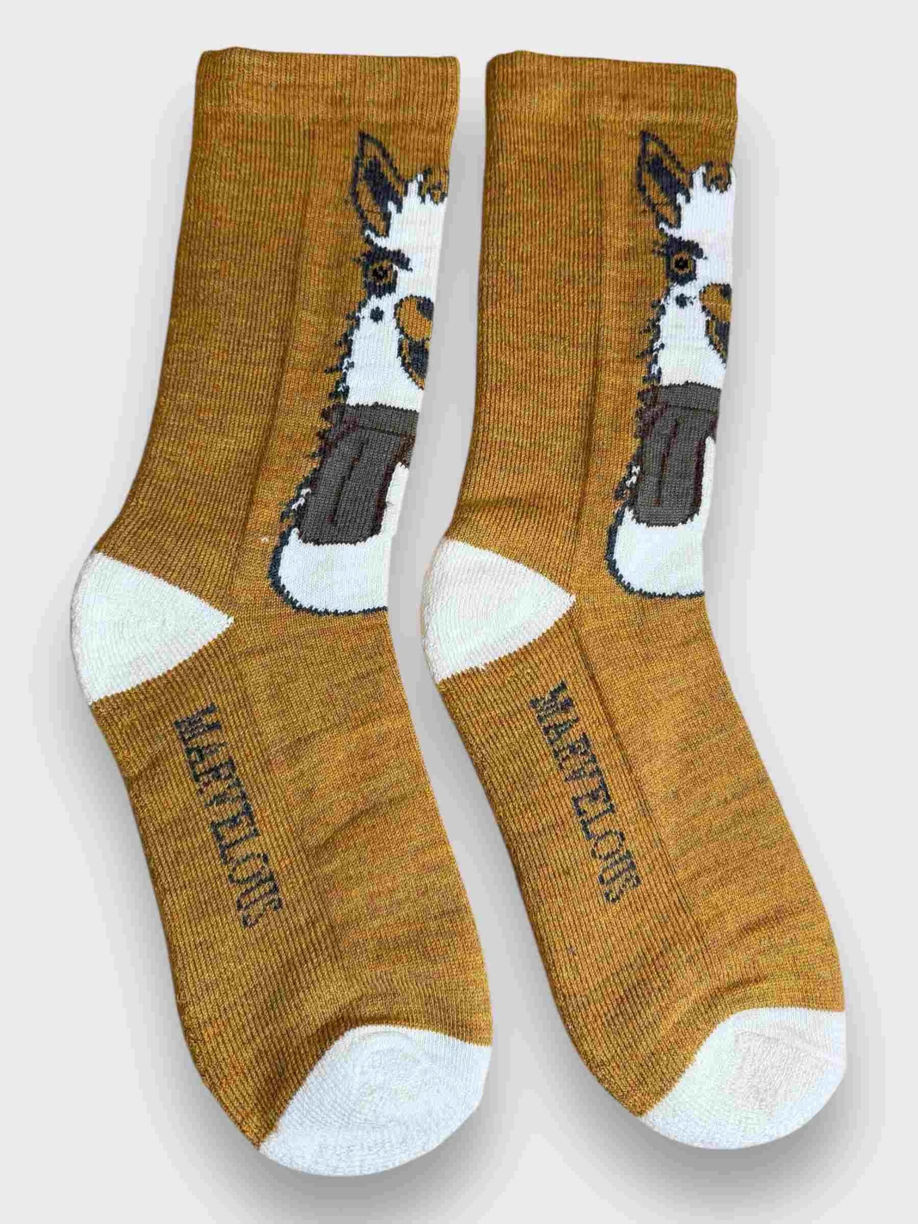 Happy Llama Alpaca Socks