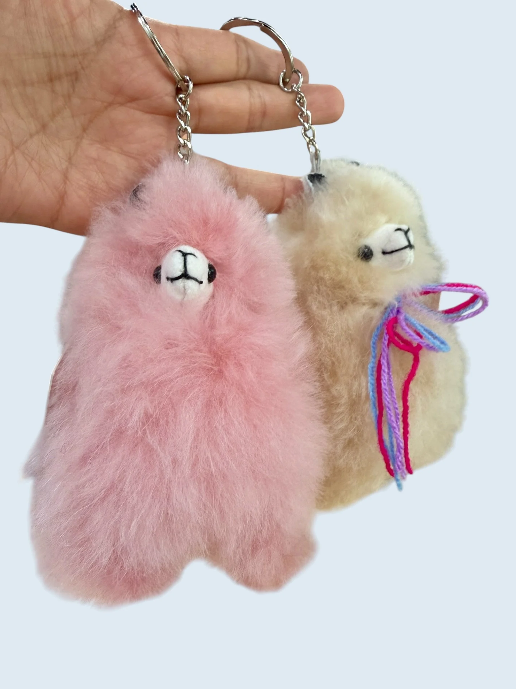 Display alpaca fur llama keychain.jpeg