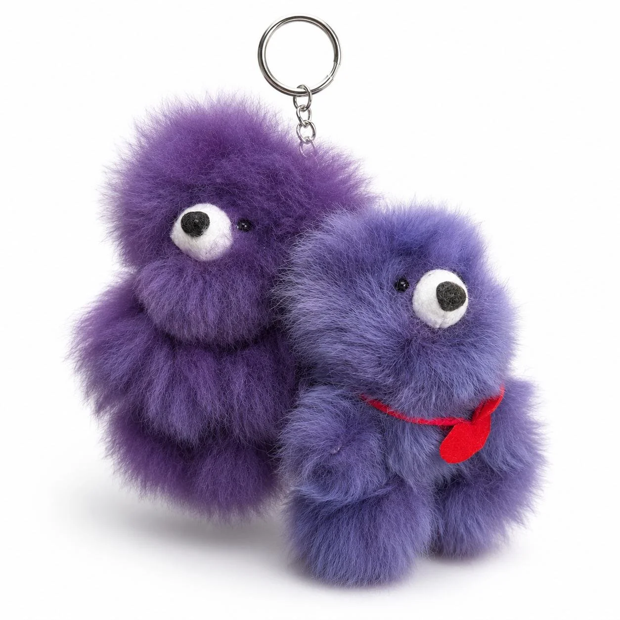 Handcrafted Alpaca Fur Keychain