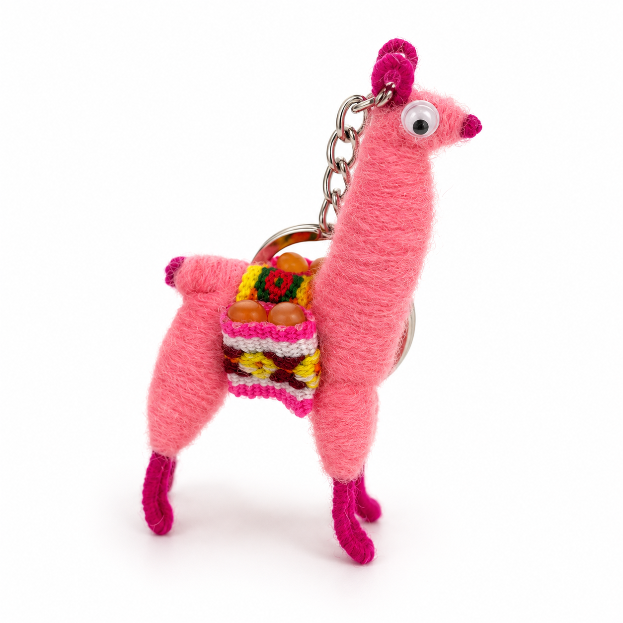 Pink llama keychain .PNG