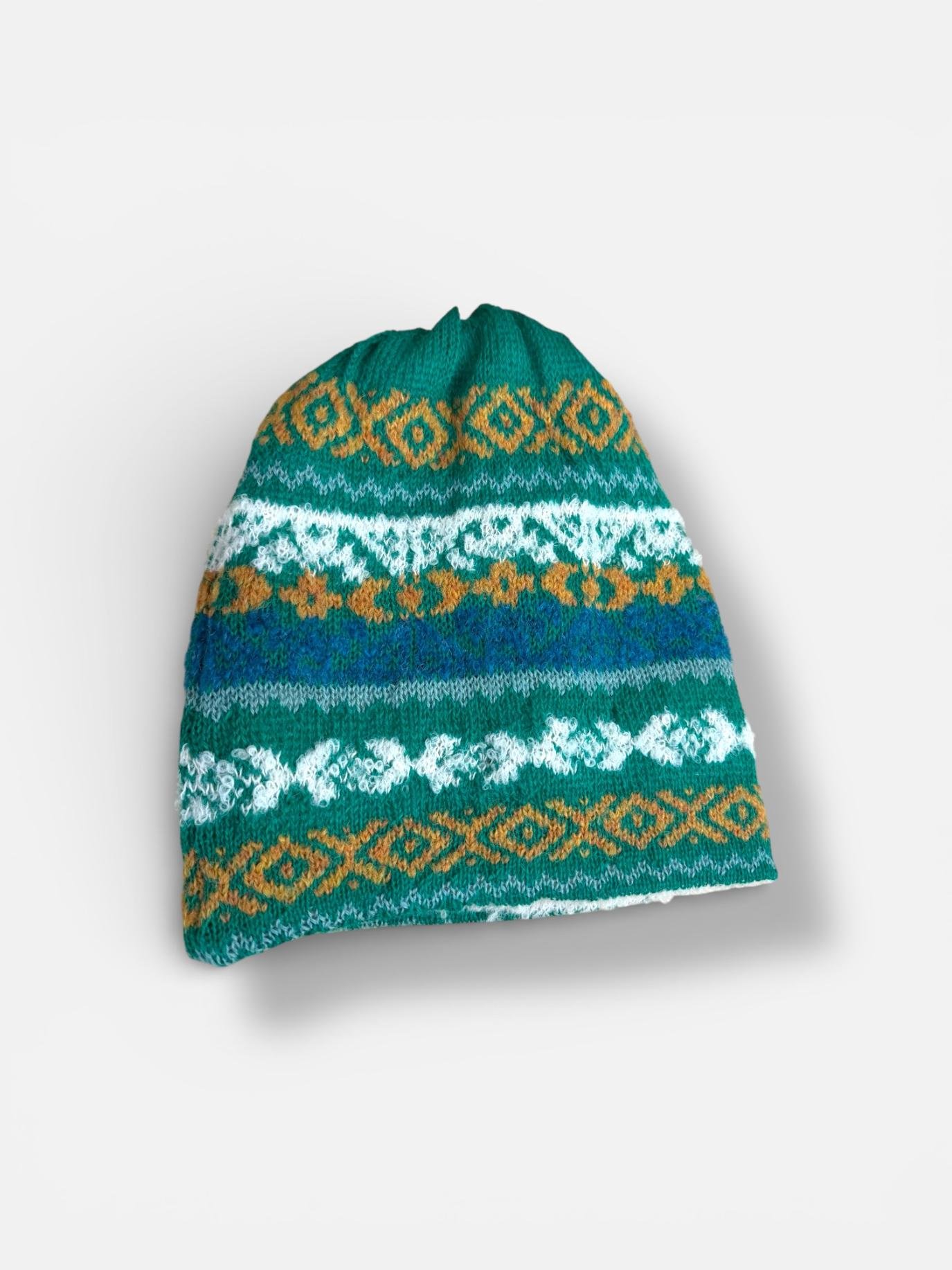 Green baby alpaca 100% reversible soft.jpg