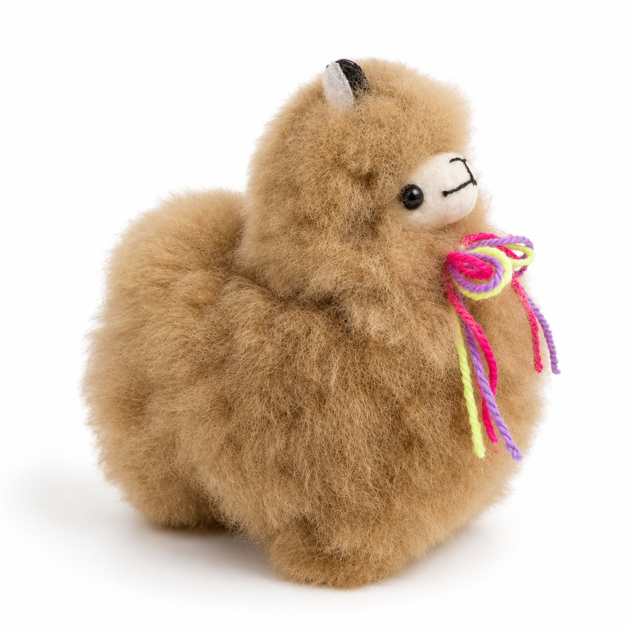 brown alpaca fur keychain soft.PNG
