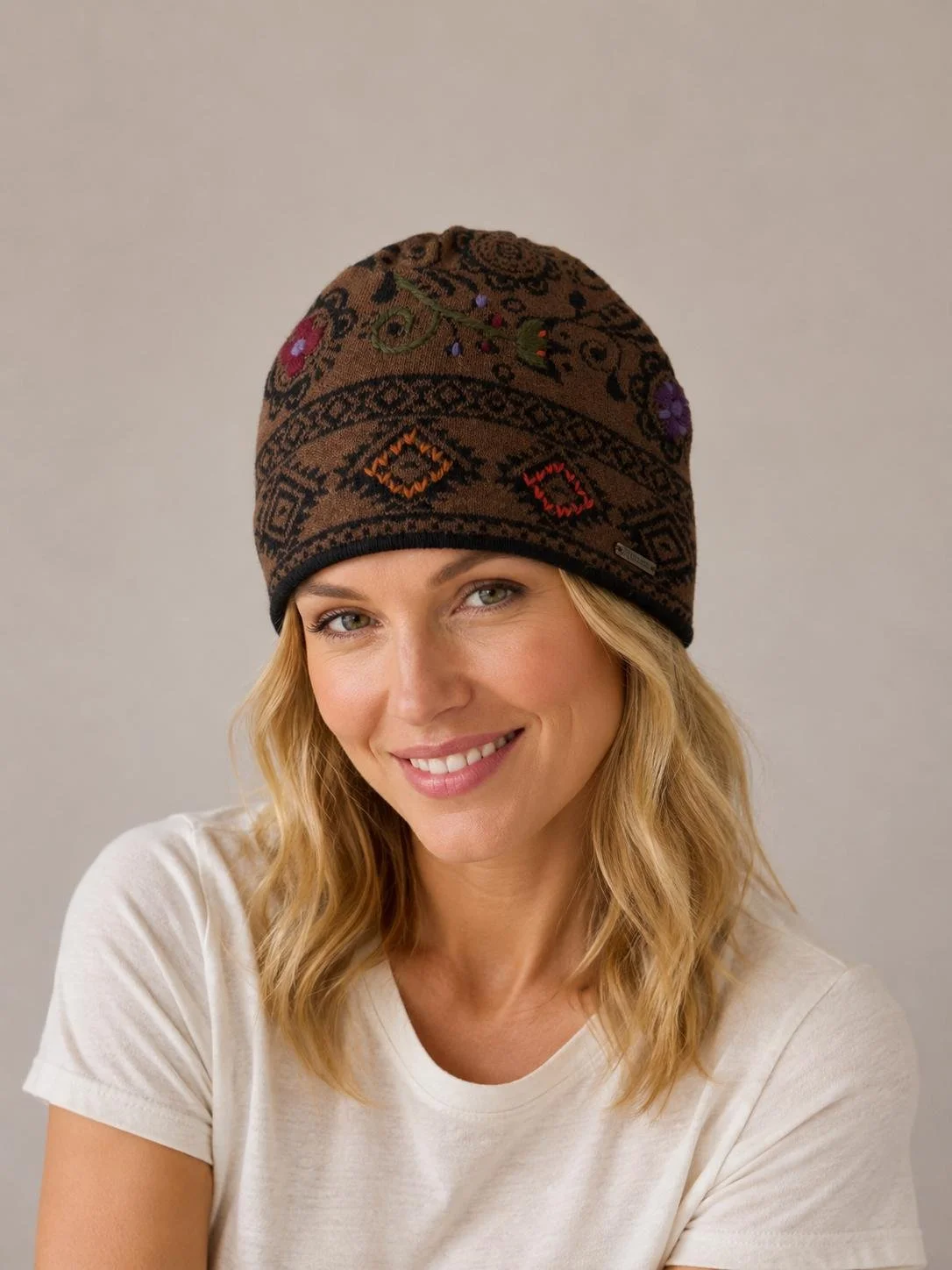 Brown beanie alpaca embroidered.jpg