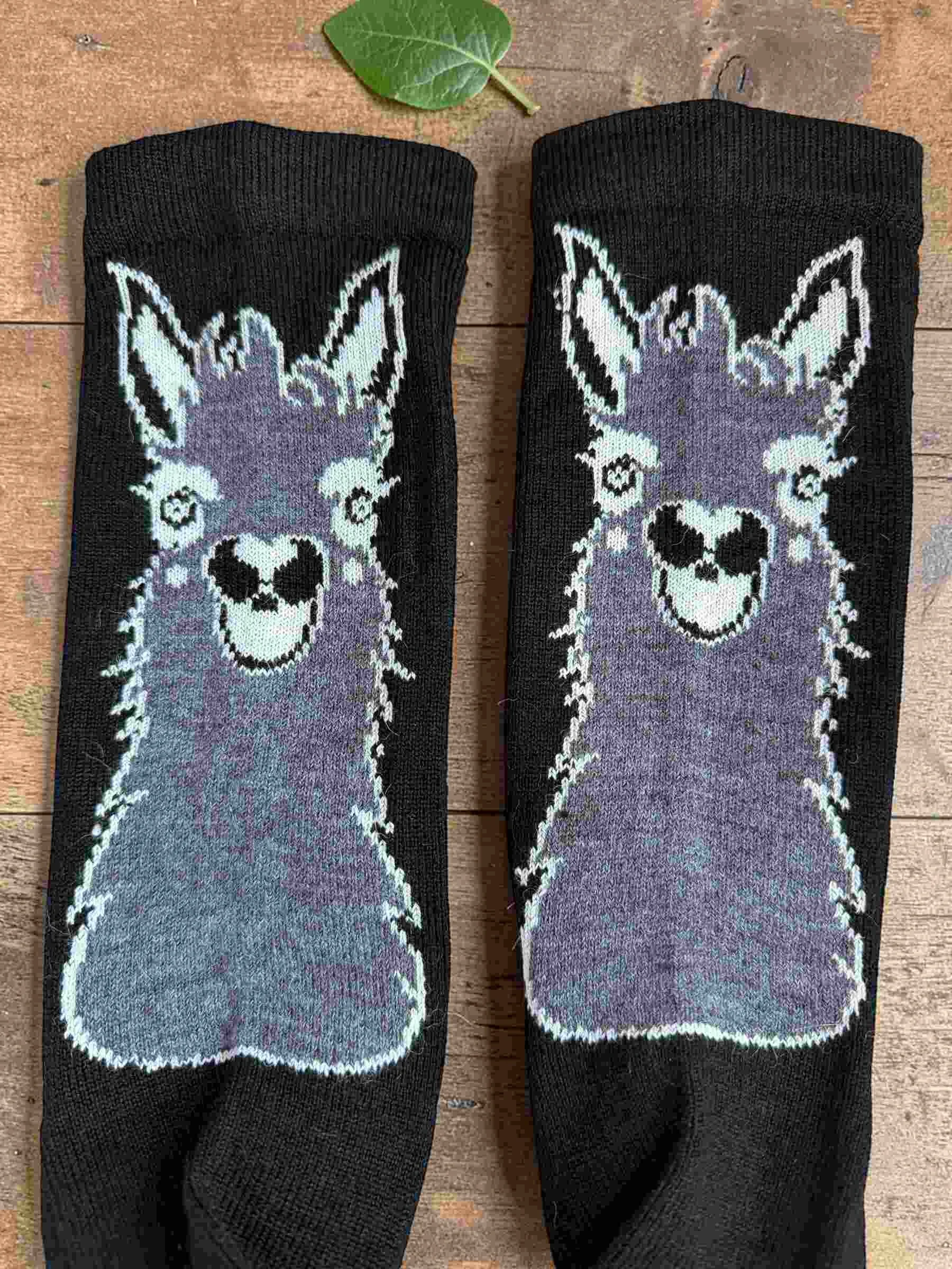 Alpaca black socks warm.jpeg