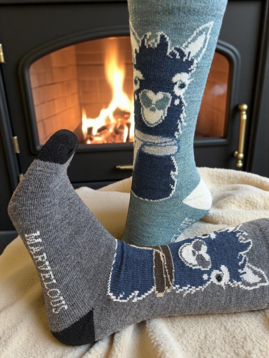 Happy Llama Alpaca Socks