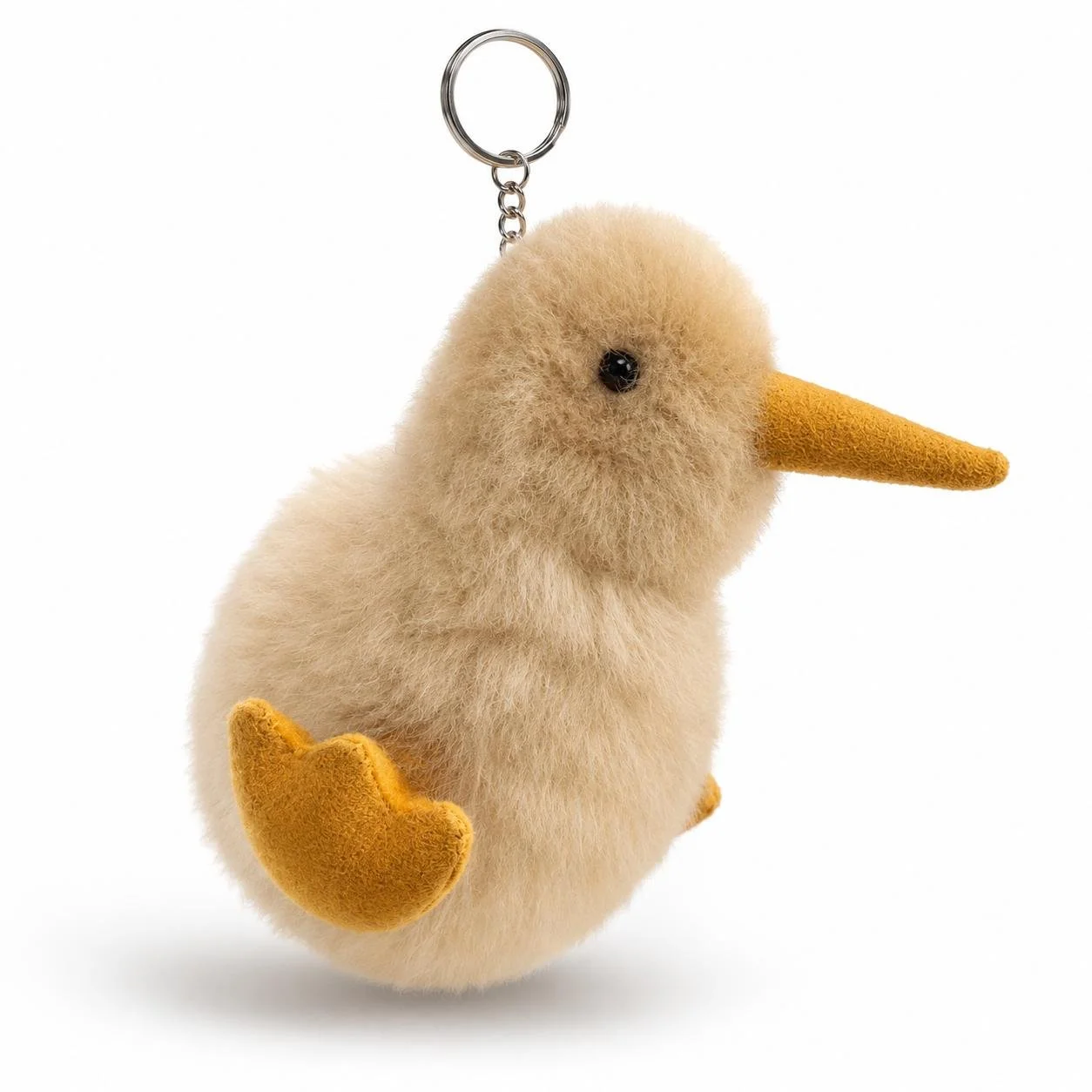 Handcrafted Alpaca Fur Keychain