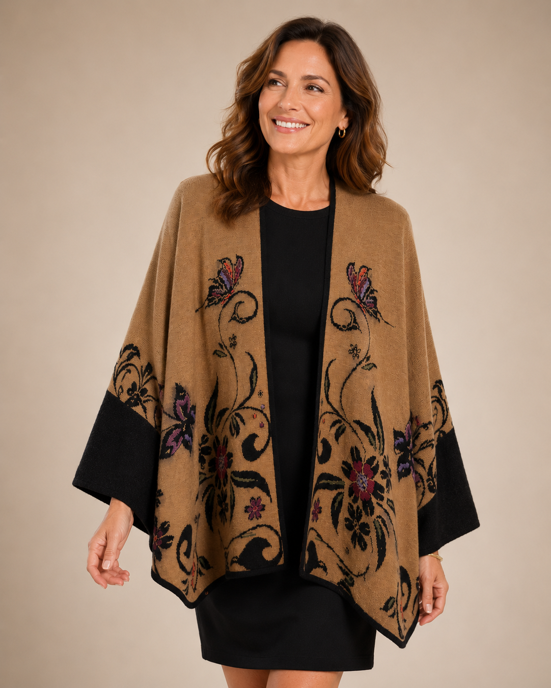 Alpaca caramel cardigan poncho.PNG