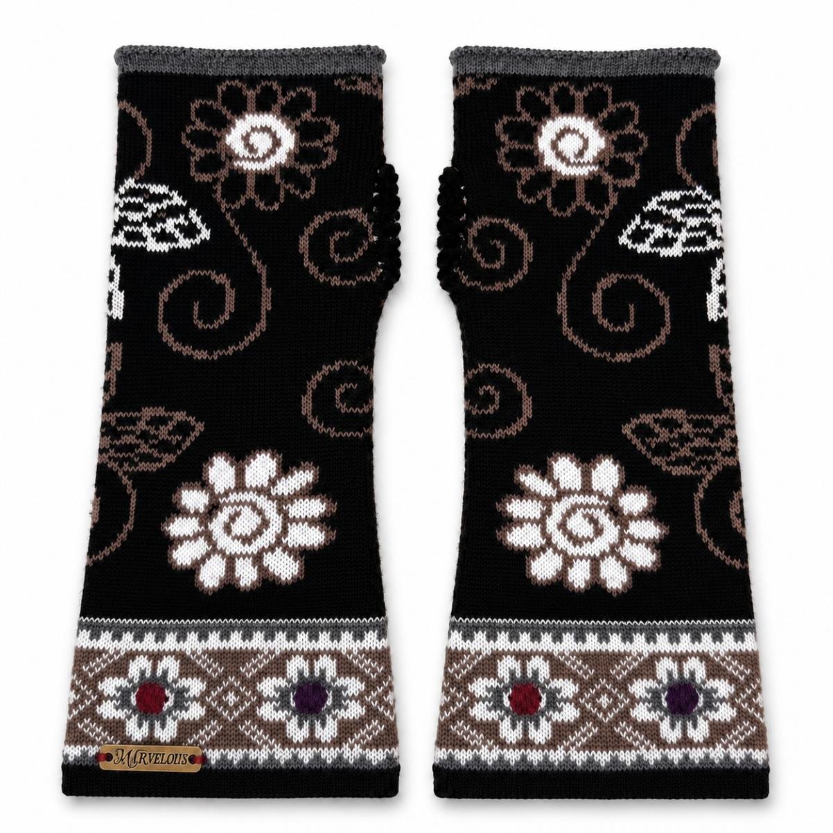 Alpaca Fingerless Gloves