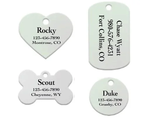 Engraved Dog Tags
