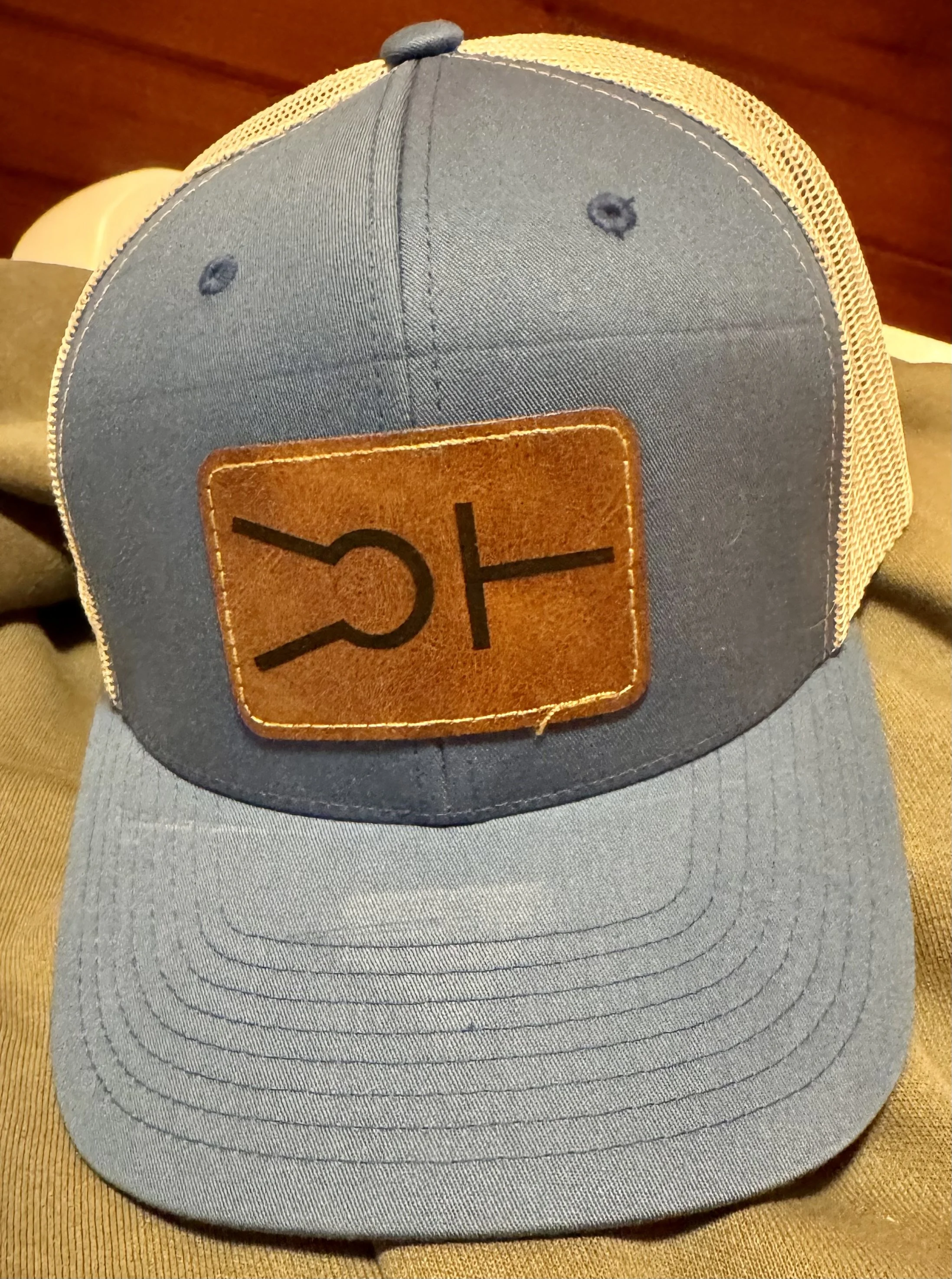 Custom Leather Patch Hat