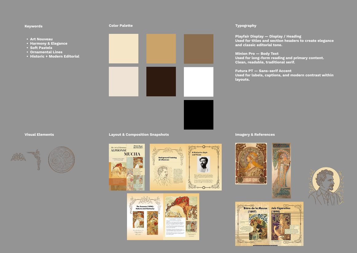 Magazine Design - Moodboard