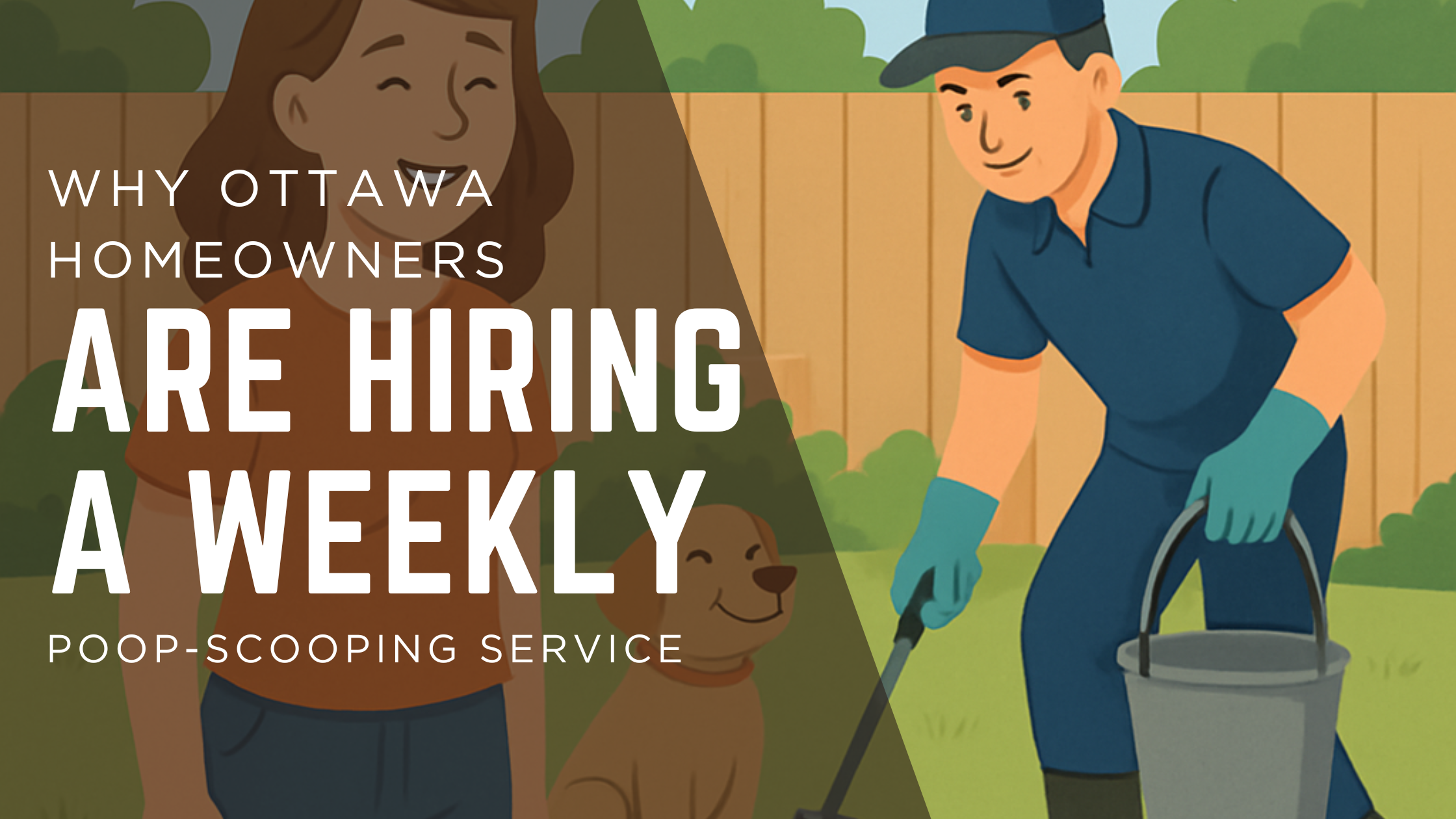 Why Ottawa Homeowners are Hiring a Weekly Poop-Scooping Service