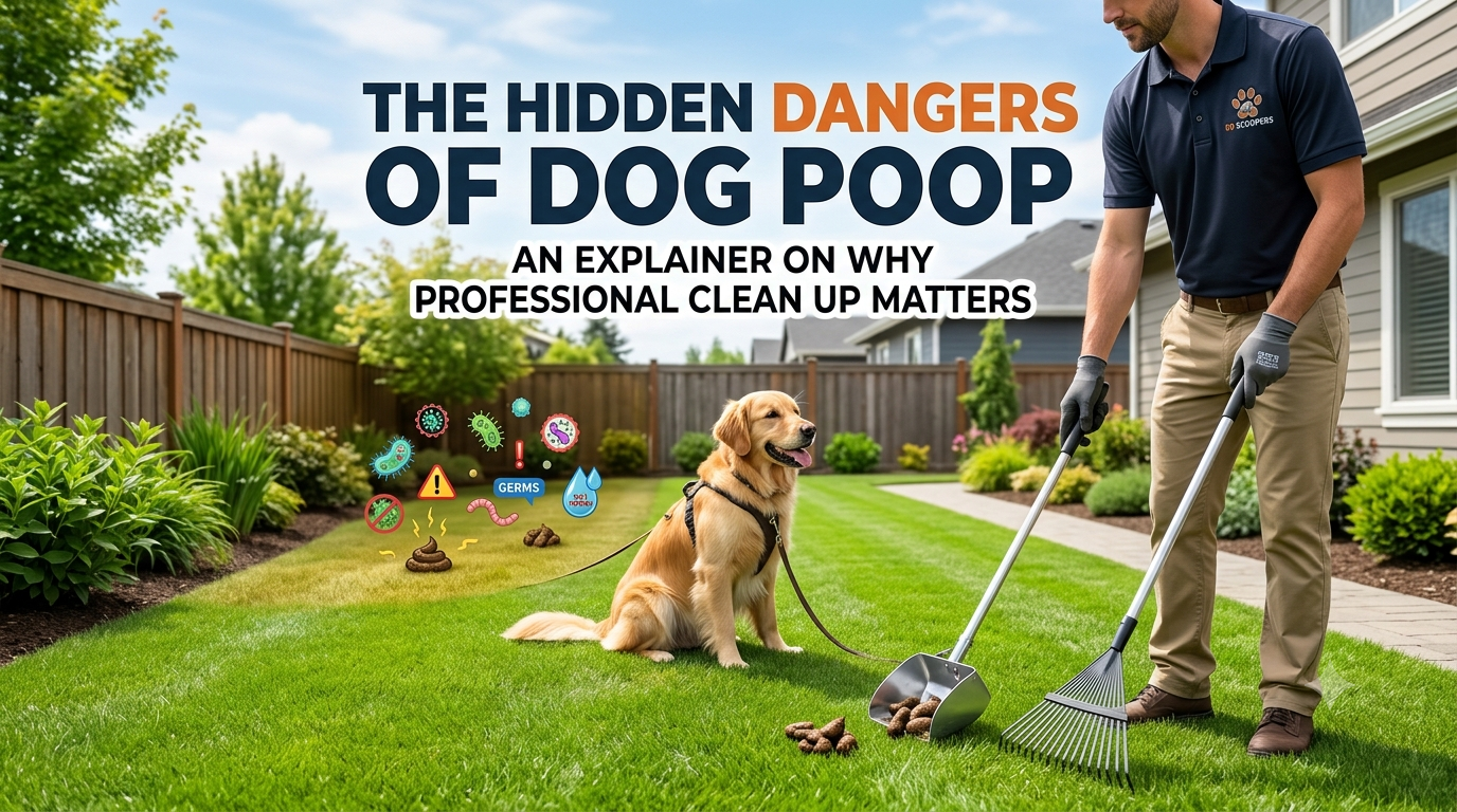 The Hidden Dangers of Dog Poop: An Explainer on Why Professional Clean Up Matters