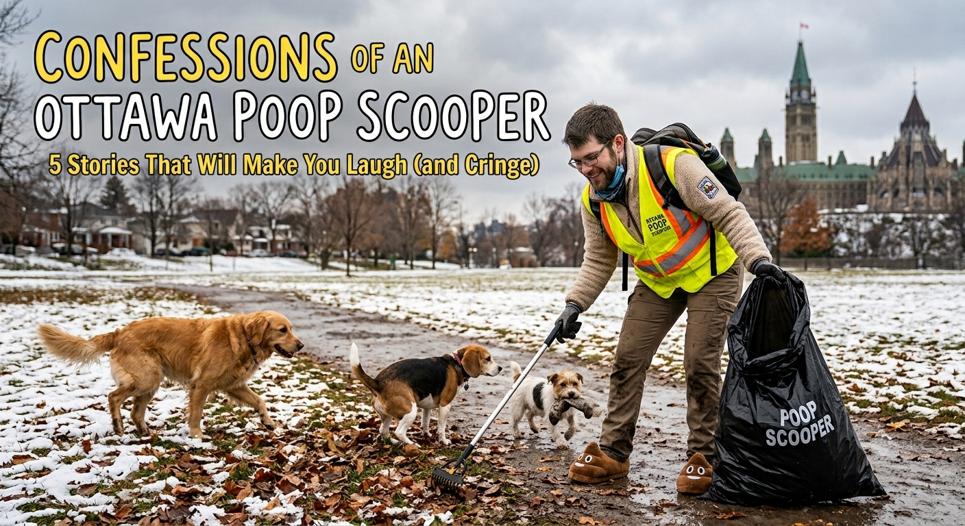 Confessions of an Ottawa Poop Scooper: 5 Stories That Will Make You Laugh (and Cringe)