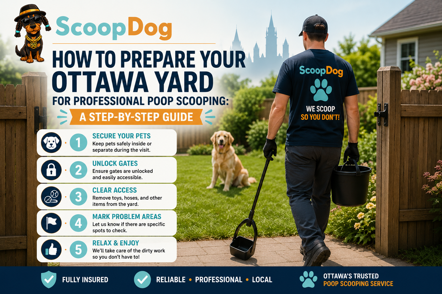 How to Prepare Your Ottawa Yard for Professional Poop Scooping: A Step-by-Step Guide