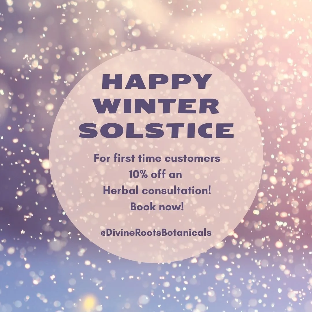 ✨🌙 Celebrate the Winter Solstice with Us! 🌙✨
As we embrace the longest night of the year, it&rsquo;s the perfect time to reflect, reset, and reconnect with nature&rsquo;s wisdom. To honor this season of stillness and renewal, Divine Roots Botanical
