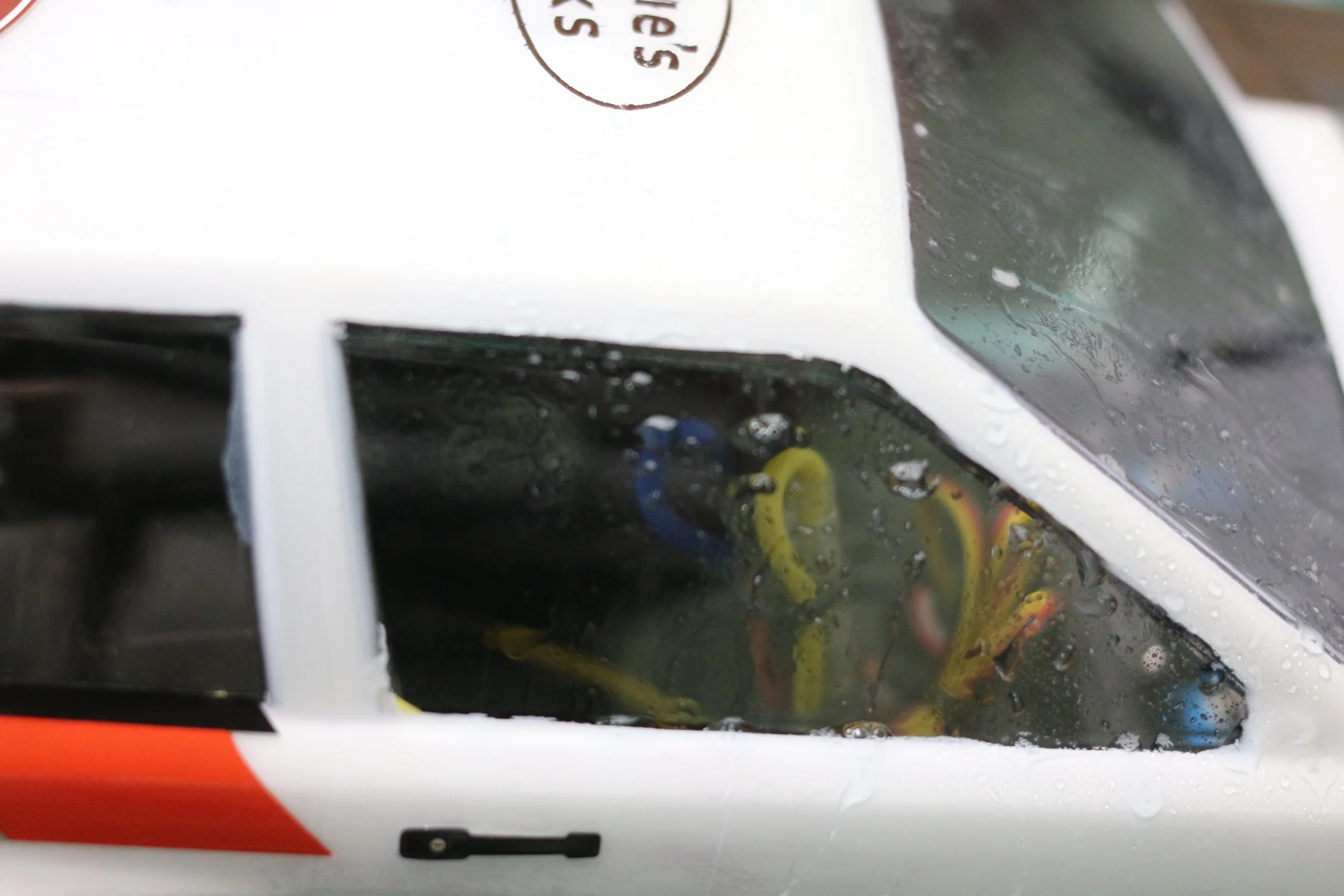 This is a lexan body with windex.  It is prepped for decals.