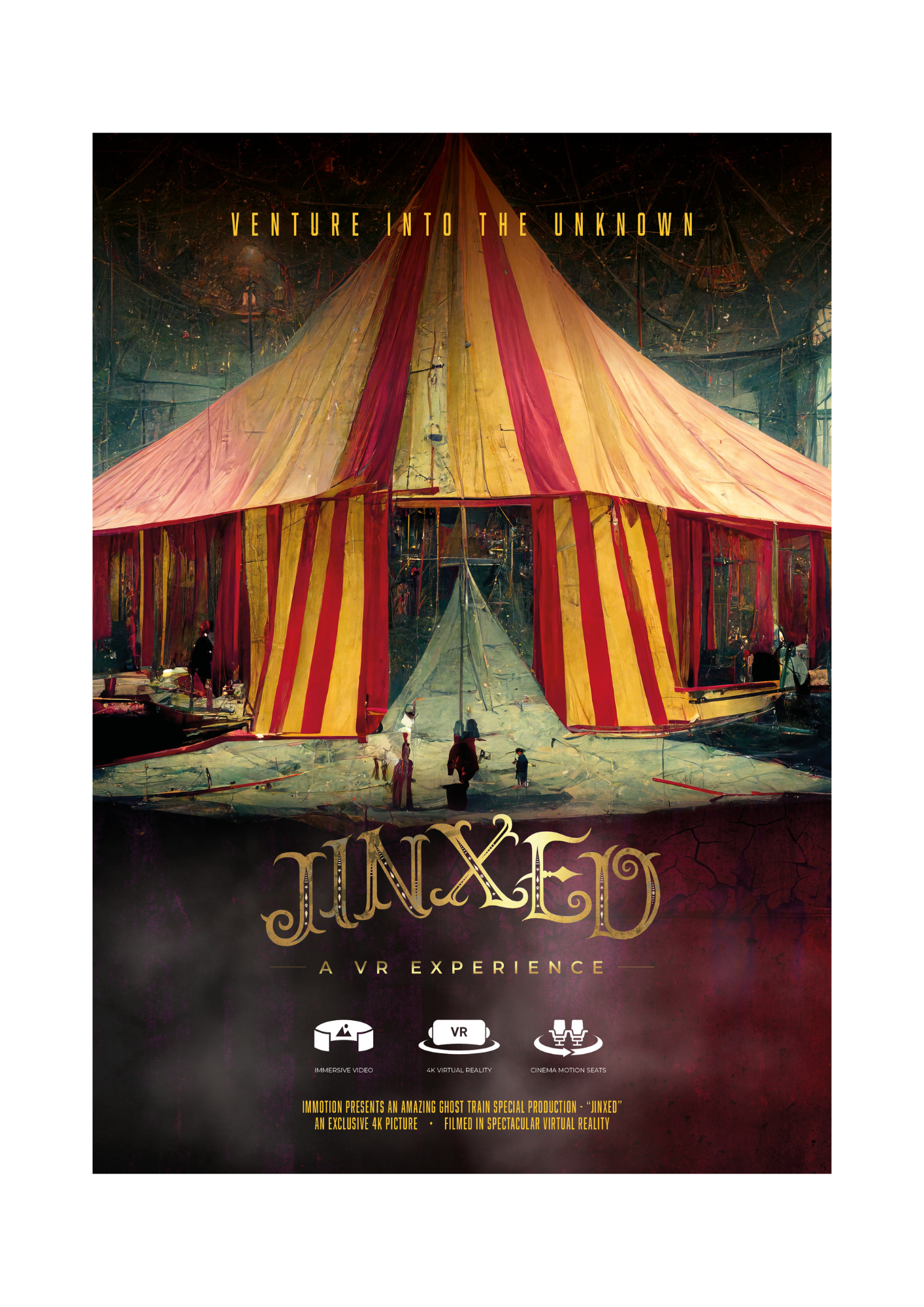 Step into an action-packed adventure through the world's creepiest funfair. Climb
aboard the ghost train and experience one unearthly surprise after another. All your
senses are pushed to the limit on the ride of a lifetime. Hold on tight, thrill-see
