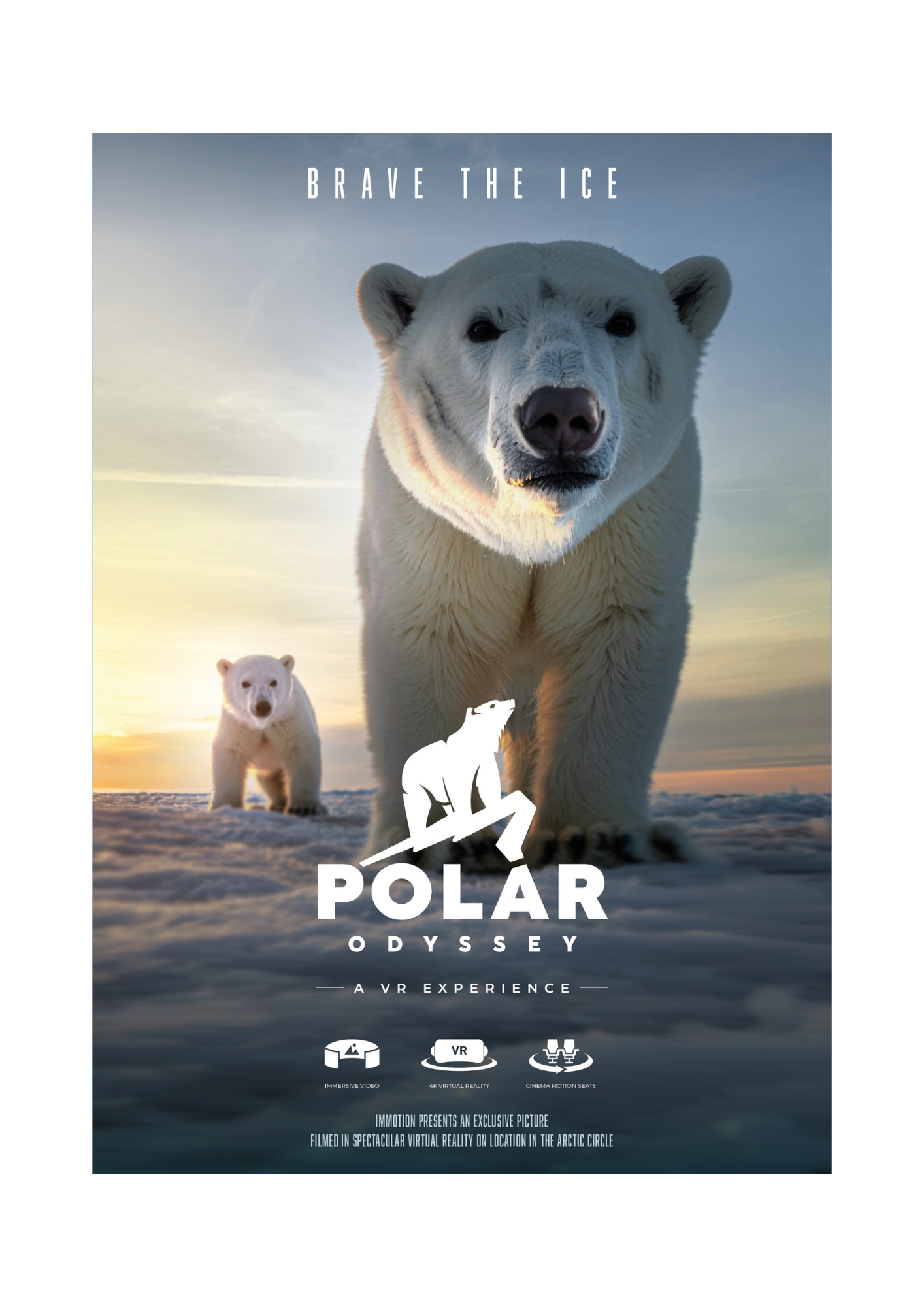 An immersive VR adventure that transports guests to the Canadian Arctic, where polar bears endure months of waiting for the winter ice to return. An entertaining experience for families and explorers of all ages where you'll step into breathtaking ci