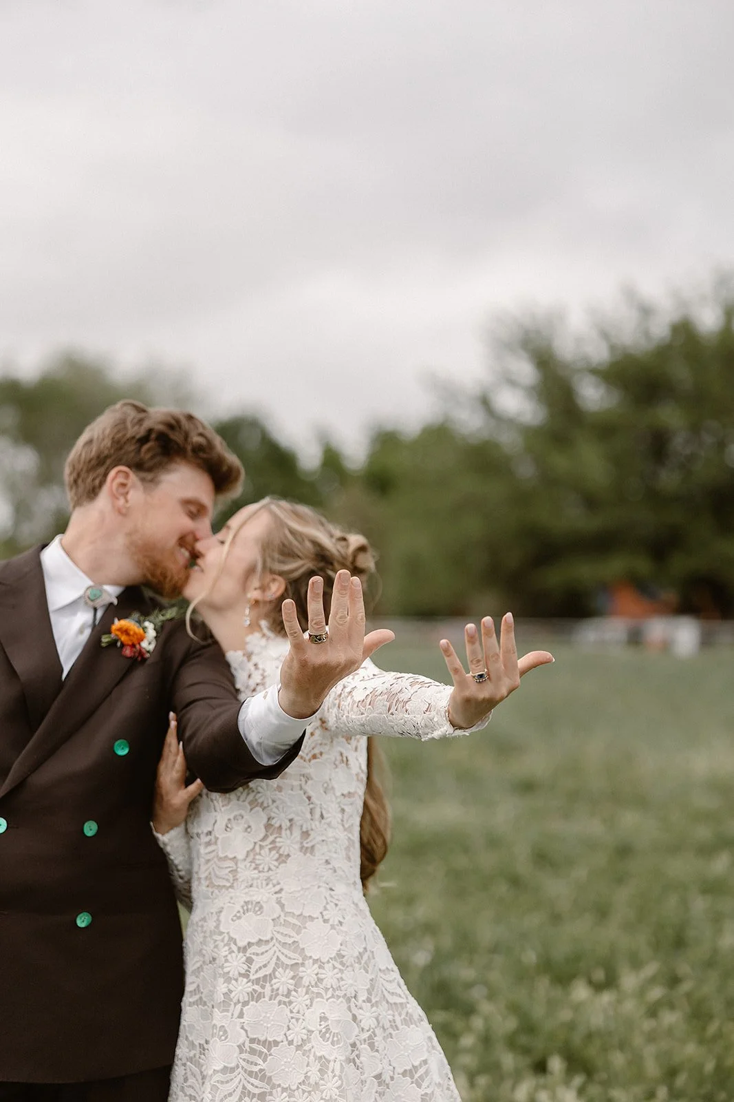 colorado mountain wedding grand junction custom suit backyard wedding