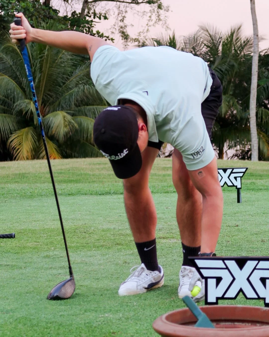 Reading the green, lining up the putt, keeping the beer close. Some golfers bring lucky markers, some bring better mornings.