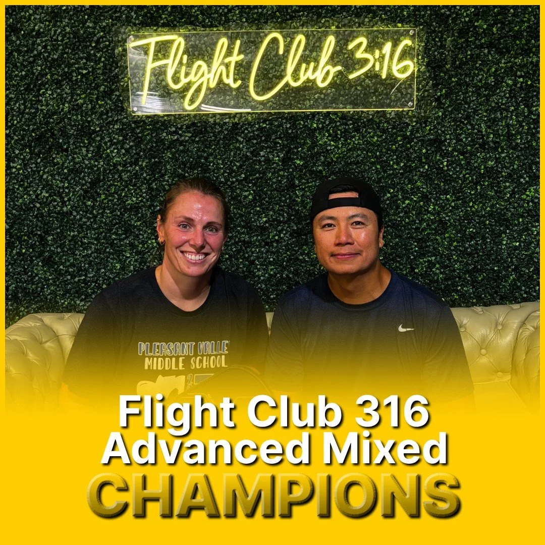Upsets, comebacks, blowouts... Season 3's Advanced Mixed League was an absolute rollercoaster, and here's how it ended!

CHAMPIONS
---------------
Jill &amp; Chanh
---------------
SECOND PLACE
---------------
Jen &amp; Fin
---------------
THIRD PLACE
