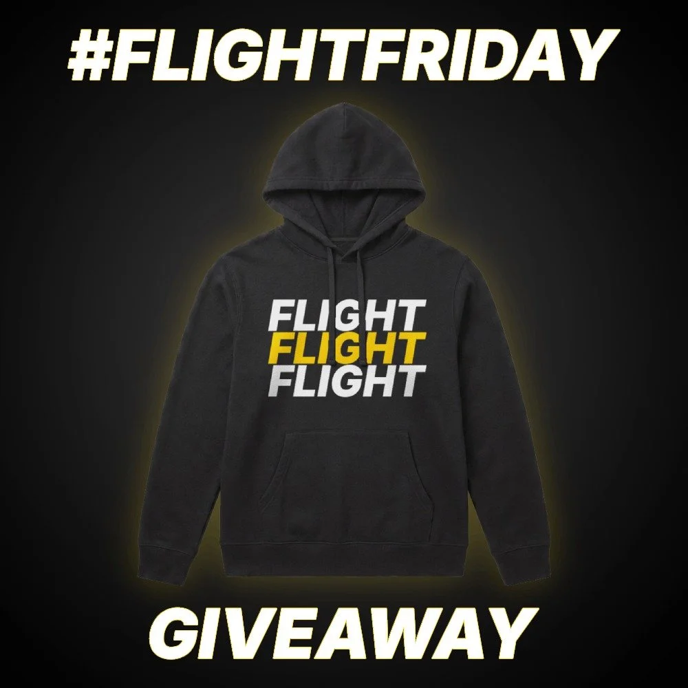 #FlightFriday GIVEAWAY ✈️

Fall is right around the corner, and we&rsquo;re giving one member of the Flight community a new hoodie to get ready for cooler days ahead.

To enter:
&bull; Follow our page
&bull; Like this post
&bull; Comment with a photo