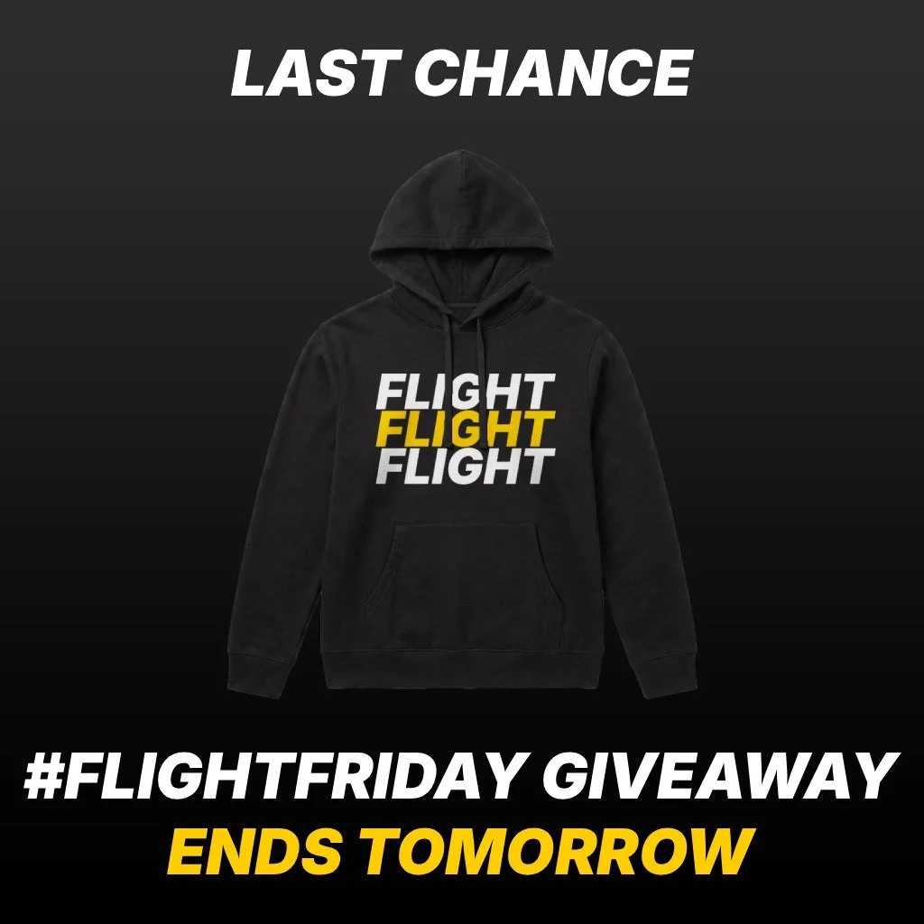 FINAL CALL ✈️

There&rsquo;s still time to enter our #FlightFriday hoodie giveaway!

Head back to our original giveaway post, follow the entry instructions, and get your photo in before entries close tomorrow at midnight.

We&rsquo;ll announce the wi