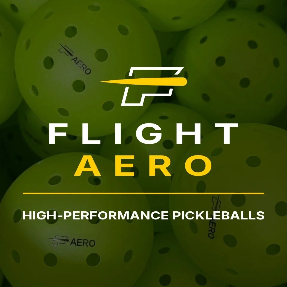 The Flight Aero has landed online! ✈️

Our high-performance pickleballs are now officially available at flightpb.com.

Built for consistent bounce, reliable spin, and lasting durability. 💛