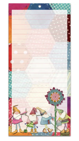Crafting Gnomes Magnetic Notepad