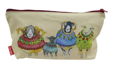 Sheep in Sweaters Zipped Pouch