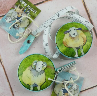 Felted Sheep Tape Measure