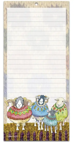 Sheep in Sweaters Magnetic Notepad